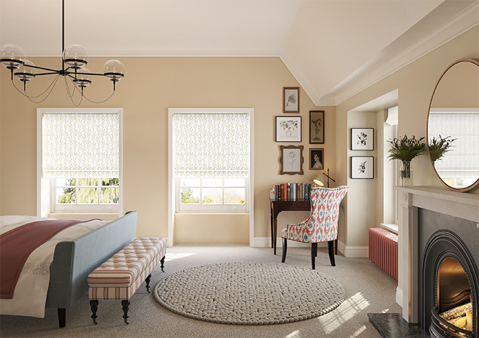 Boughton Faux Silk, Ruby - Roman Blind - Image 8